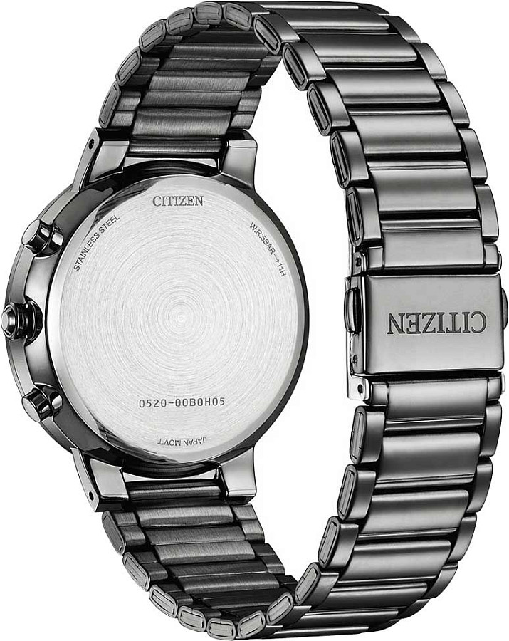 Часы Citizen Chronograph AN8227-53H — черный, металл сталь