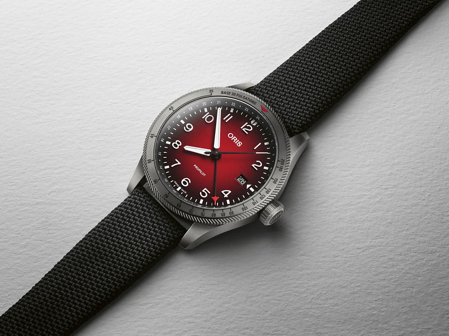 Часы Oris Propilot Gmt 01 798 7773 4268-07 3 20 14GLC — сталь металл, Швейцария