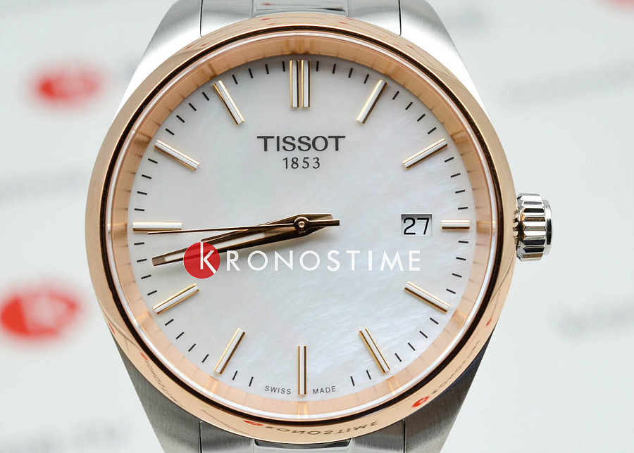 Часы Tissot PR 100 34mm T150.210.21.111.00 — сталь металл, Швейцария