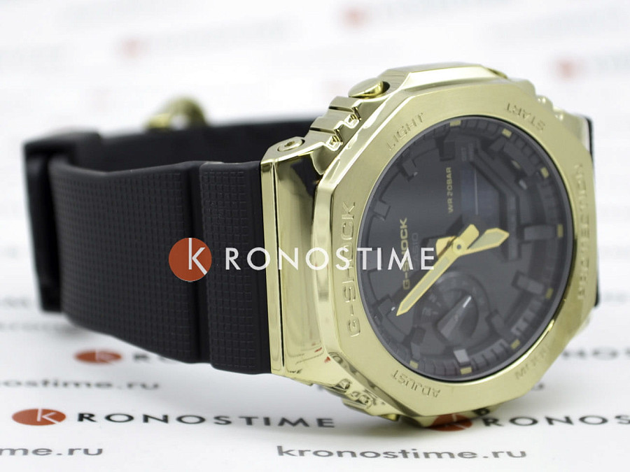 Часы Casio G-Shock GM-2100G-1A9DR (GM-2100G-1A9) — металл сталь пластик, мужские, Япония
