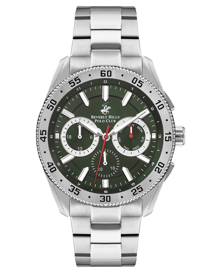 Часы Beverly Hills Polo Club BP3409X.370 — мужские, зеленый