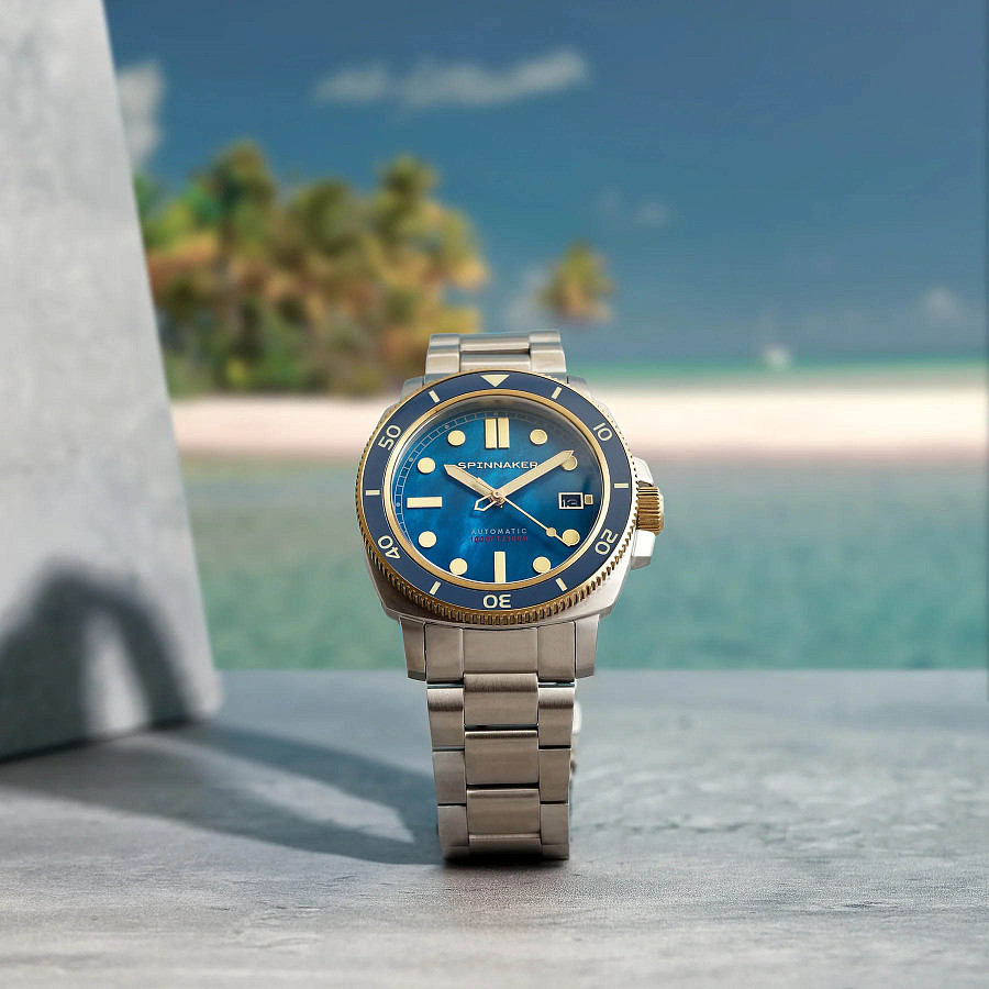 Часы Spinnaker Hull Pearl Diver Automatic Limited Edition SP-5106-44 — нержавеющая сталь, мужские