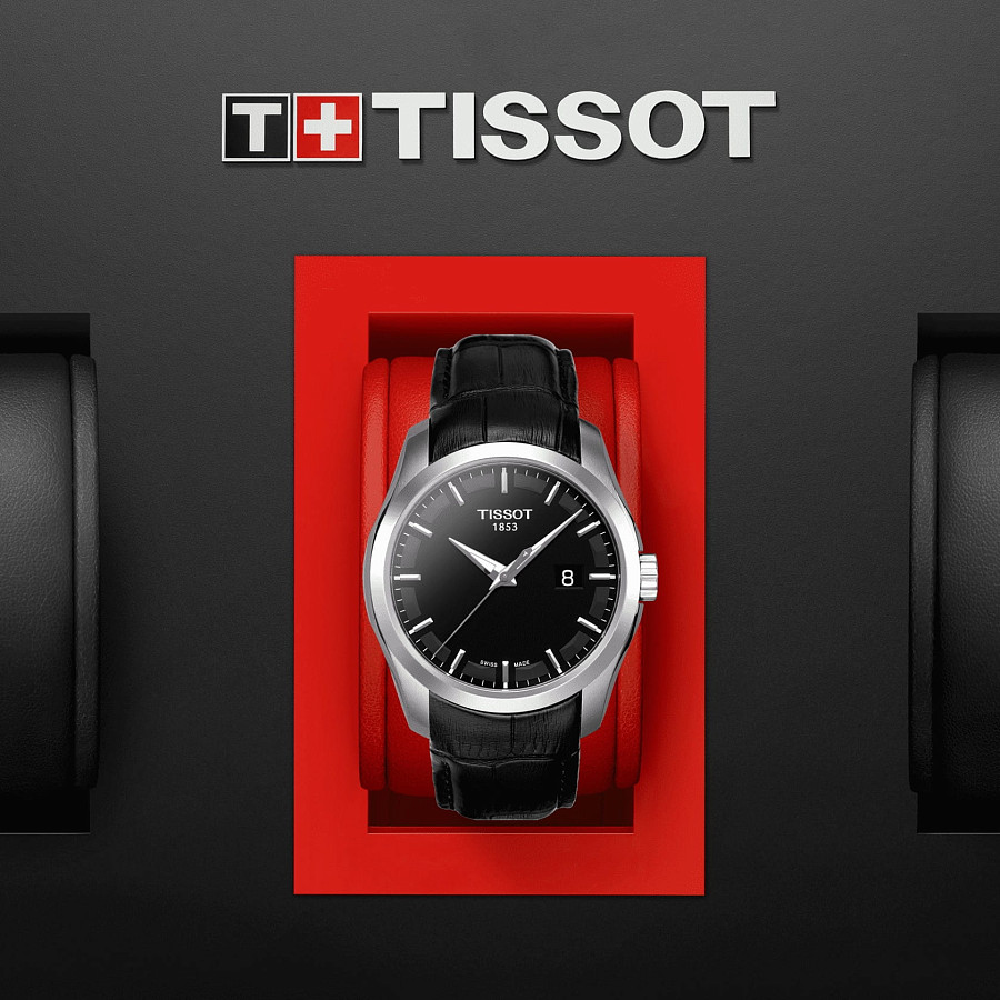 Часы Tissot Couturier T035.410.16.051.00 — сталь металл, Швейцария