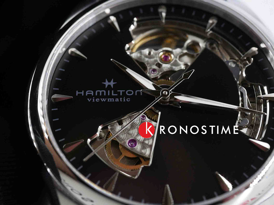 Часы Hamilton Jazzmaster Open Heart Auto H32215130 — нержавеющая сталь, женские