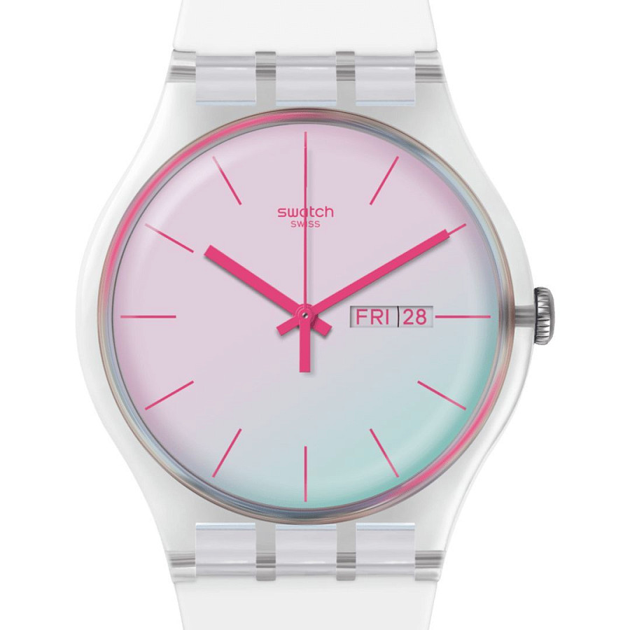 Часы Swatch New Gent Biosourced SO29K704 — кварцевые, пластик