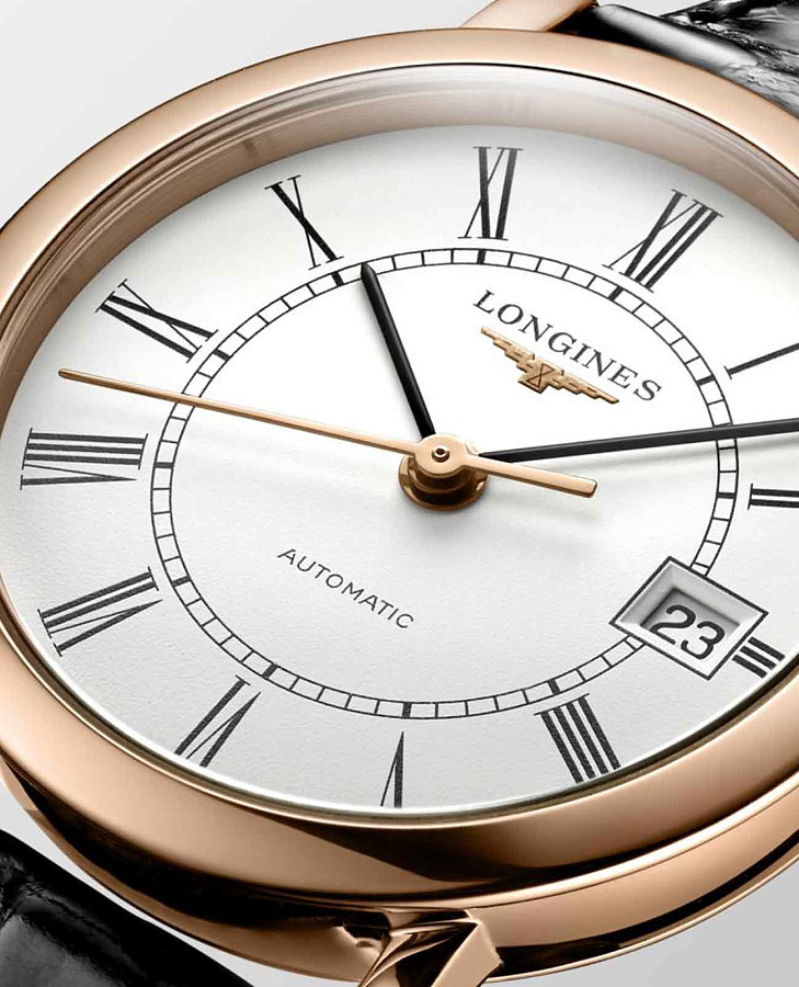 Часы Longines Elegant L4.378.8.11.0 — кожаный, мужские