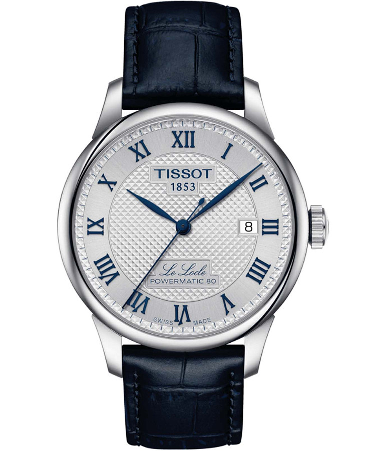 Часы Tissot Le Locle Powermatic 20th Anniversary 80 T006.407.11.033.03 — механические, сталь металл