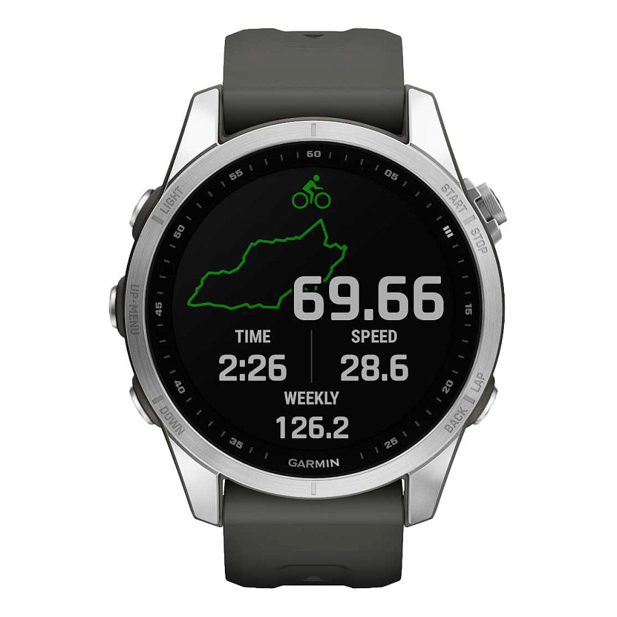 Часы Garmin Fenix 7s 010-02539-01 — мужские, силикон