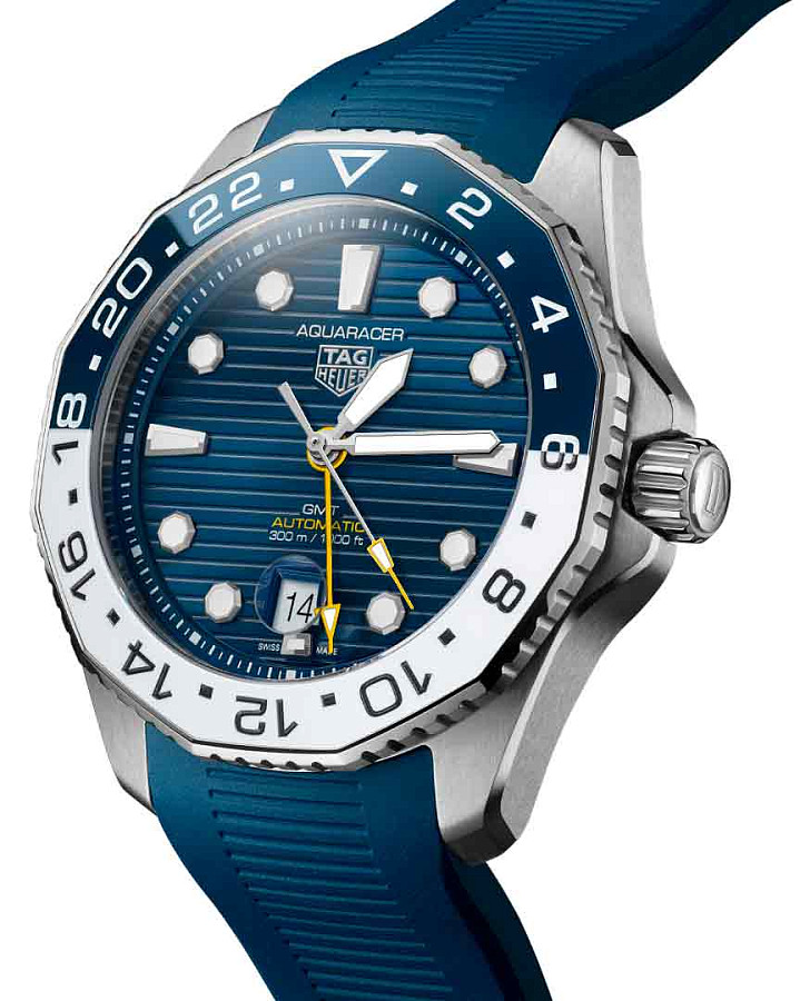Часы TAG Heuer Aquaracer Professional 300 GMT WBP2010.FT6198 — сталь металл, Швейцария