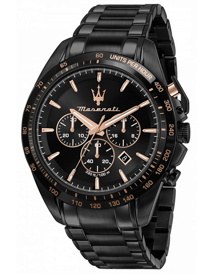 Часы Maserati Traguardo R8873612048 — мужские, черный