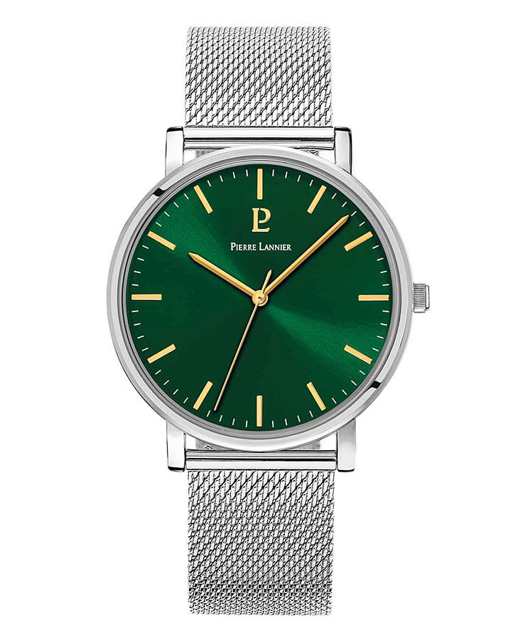Часы Pierre Lannier Echo 386C171 — мужские, зеленый