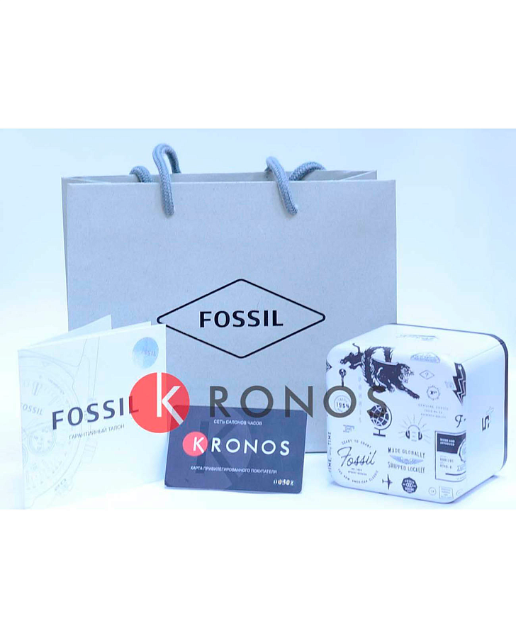 Часы Fossil FB-02 ES4949 — нержавеющая сталь, женские
