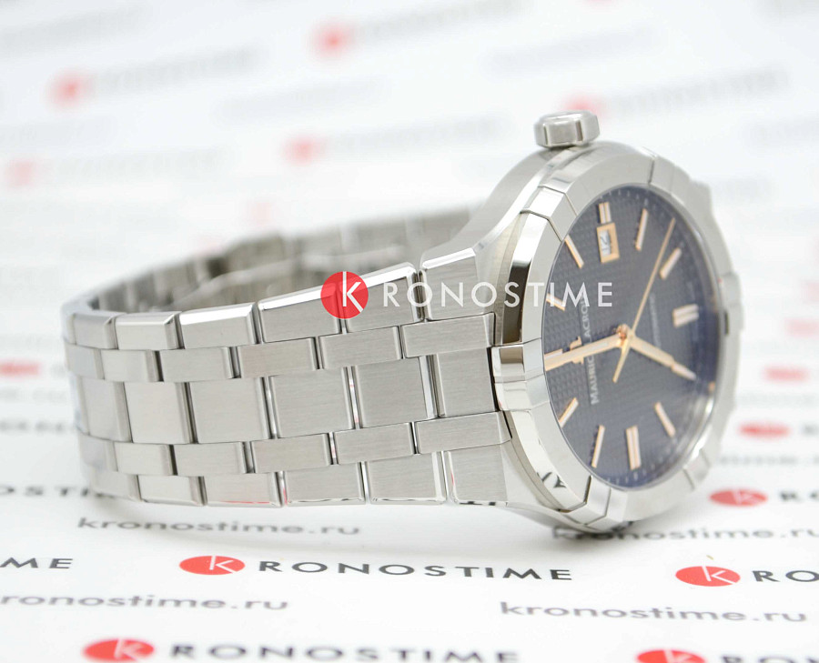 Часы Maurice Lacroix Aikon Automatic AI6008-SS002-331-1 — серый, металл сталь