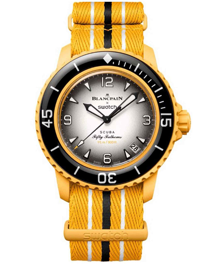 Часы Swatch Sistem51 Scuba Bioceramic Standard SO35P100CS — мужские, черный
