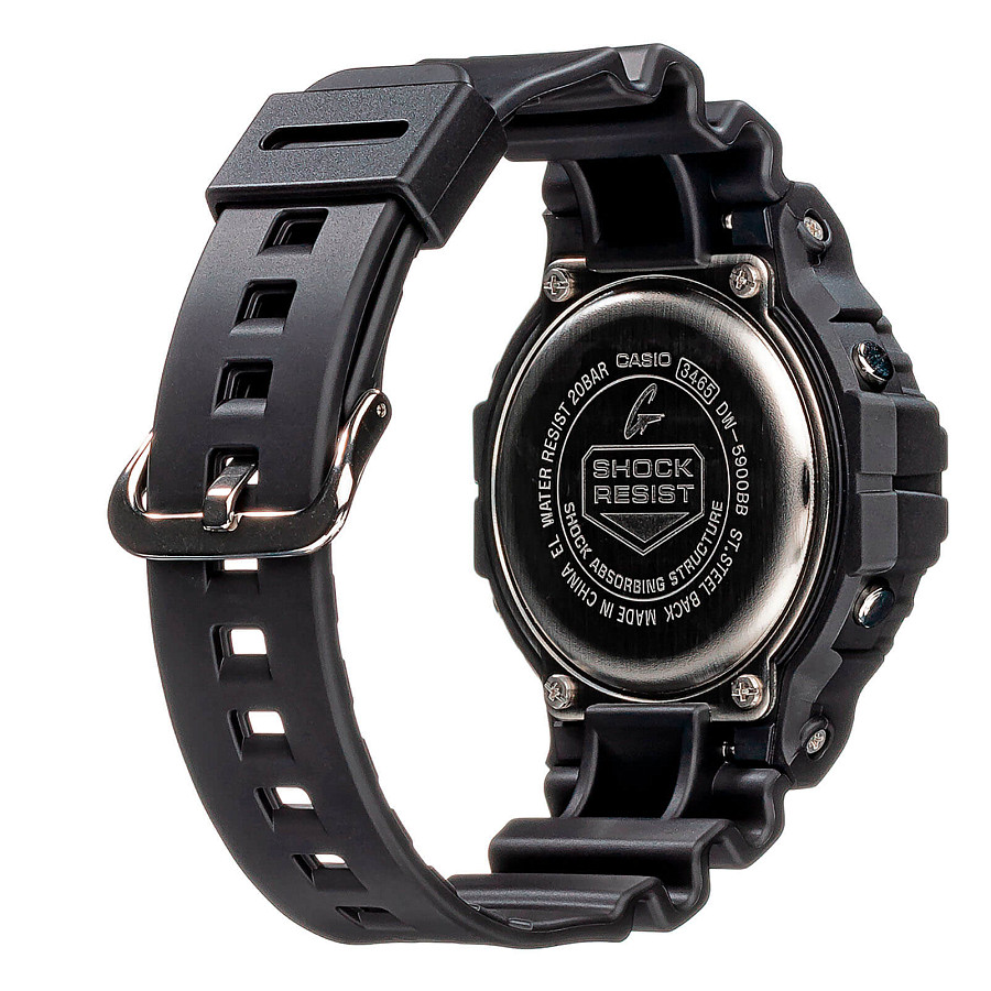 Часы Casio G-Shock DW-5900BB-1 — пластик, мужские