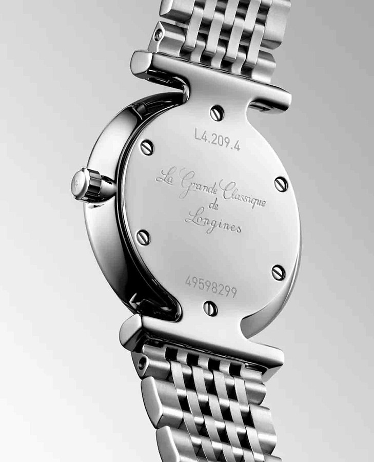 Часы Longines La Grande Classique L4.209.4.11.6 — белый, металл сталь