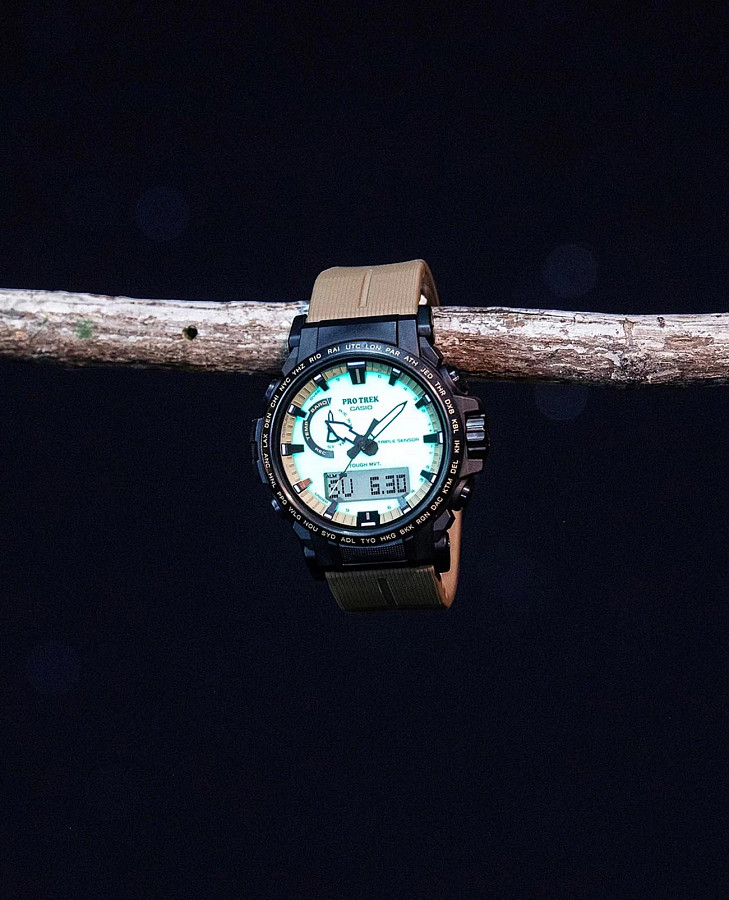 Часы Casio Pro Trek PRW-61LD-5 — кварцевые, Япония, мужские