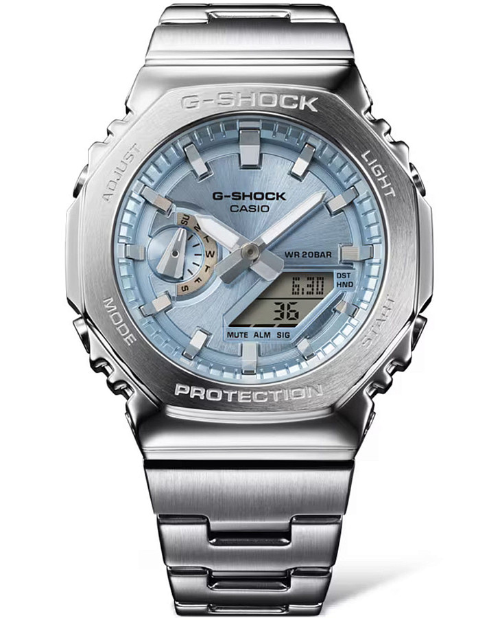 Часы Casio G-Shock GM-2110D-2A — электронные, сталь металл
