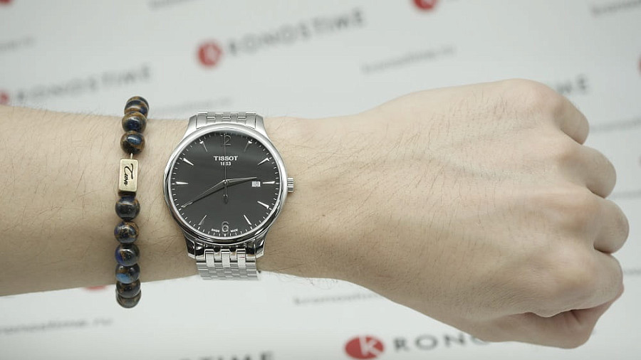 Часы Tissot Tradition T063.610.11.057.00 — кварцевые, Швейцария, мужские