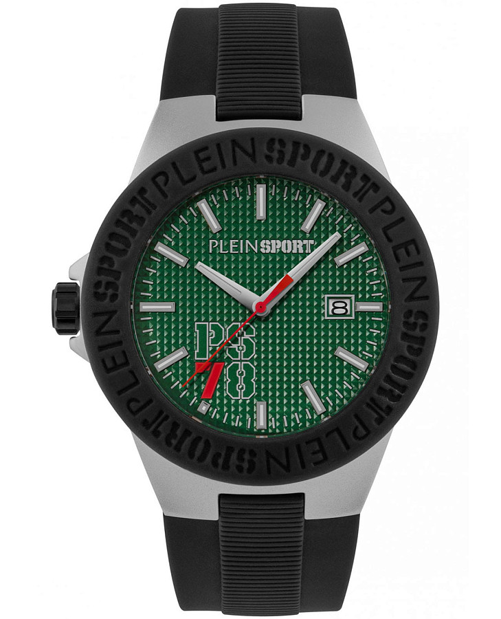 Часы Plein Sport Vortex PSRGA0326 — мужские, зеленый