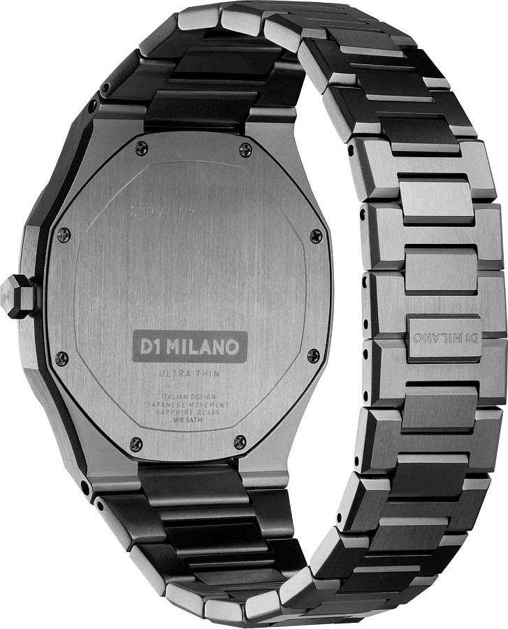 Часы D1 Milano Ultra Thin UTBJ41 — нержавеющая сталь с pvd-покрытием, мужские