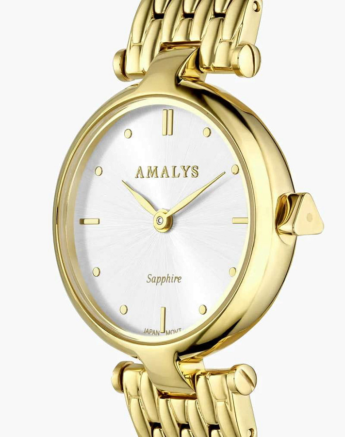 Часы Amalys Clarysse AMW-209 — белый, сталь металл