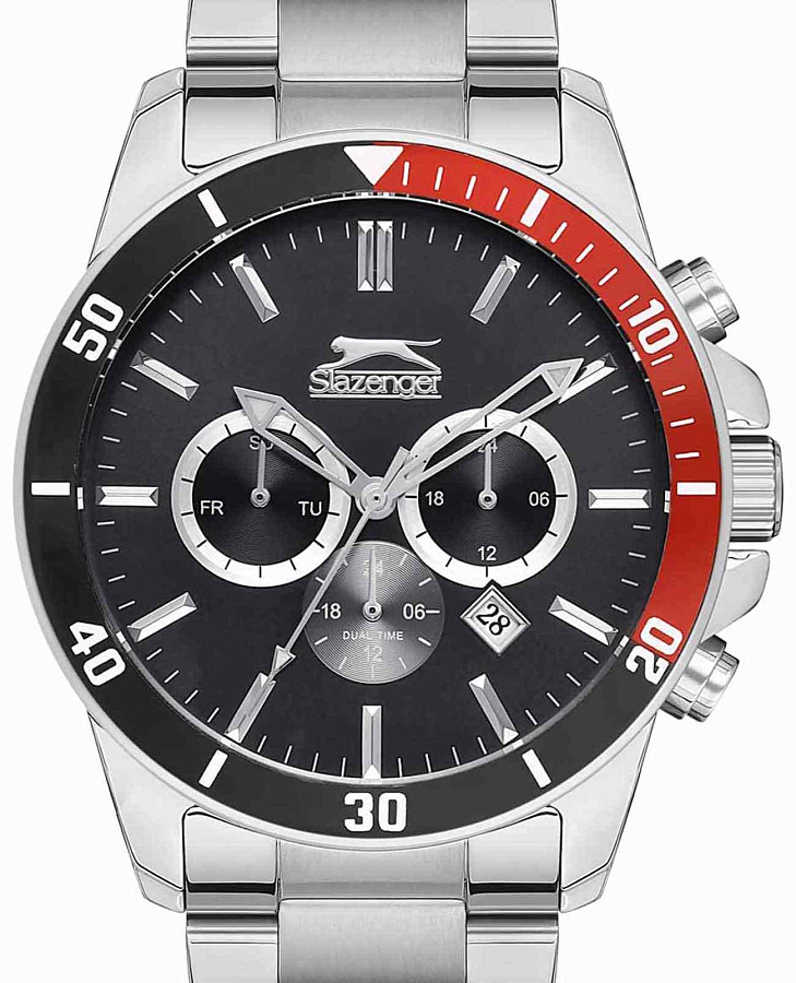 Часы Slazenger SL.09.2147.2.01 — кварцевые, суперметалл металл