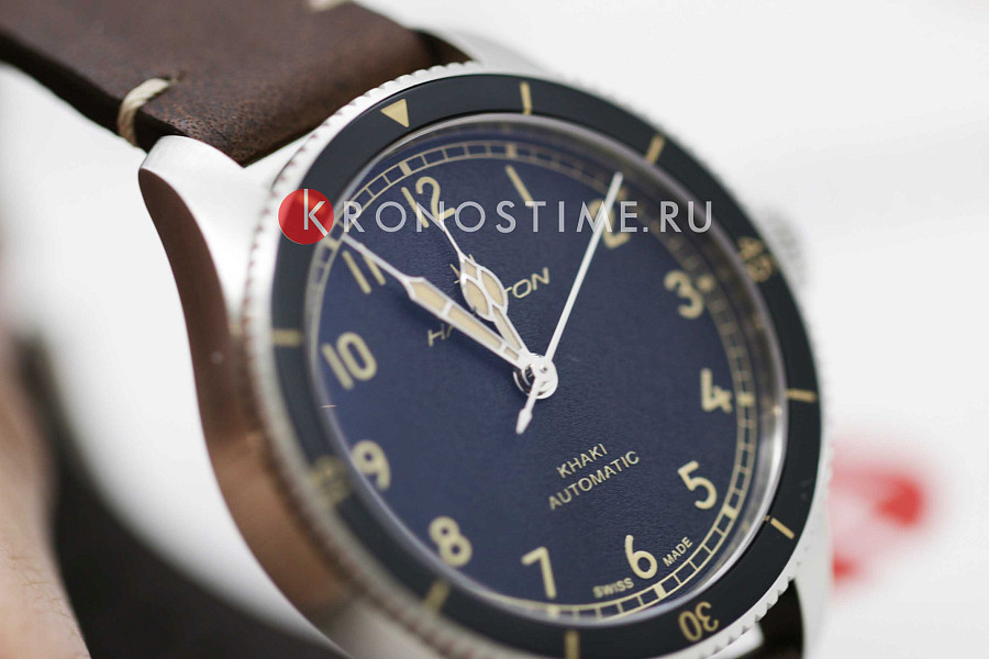 Часы Hamilton Khaki Aviation Pilot Pioneer H76205530 — механические, Швейцария, мужские
