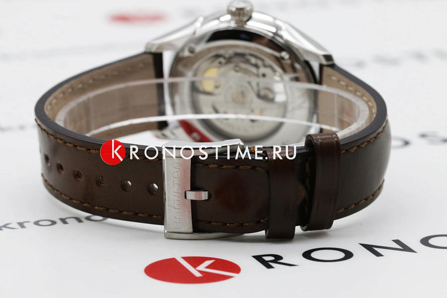 Часы Hamilton Jazzmaster Open Heart Auto H32675540 — мужские, кожаный
