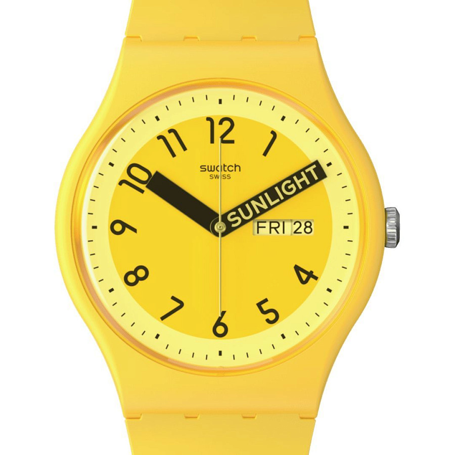 Часы Swatch New Gent Biosourced SO29J702 — пластик, Швейцария
