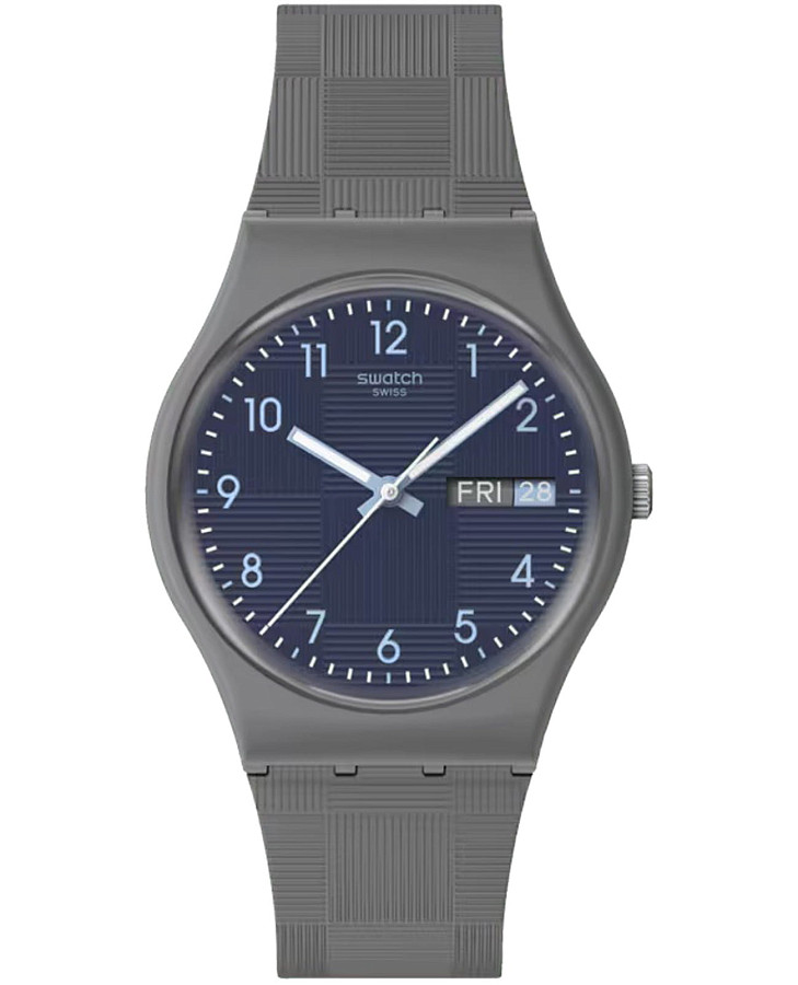 Часы Swatch Tile Dial SO28M701 — женские, синий