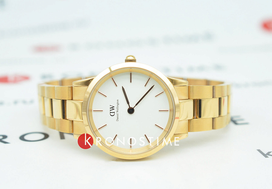 Часы Daniel Wellington Iconic Link DW00100211 — кварцевые, металл сталь