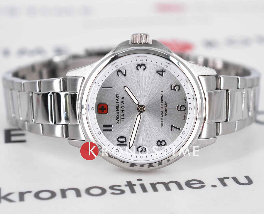 Часы Swiss Military Hanowa Commander Lady SMWLG0002902 — кварцевые, металл сталь