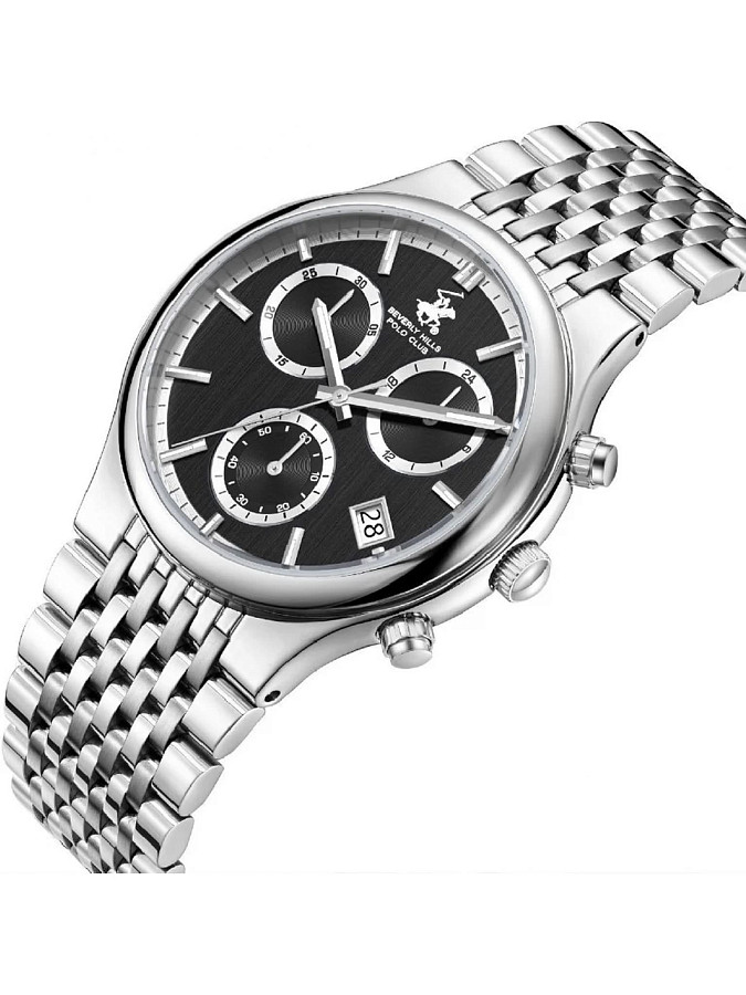 Часы Beverly Hills Polo Club BP3909X.350 — кварцевые, металл сталь