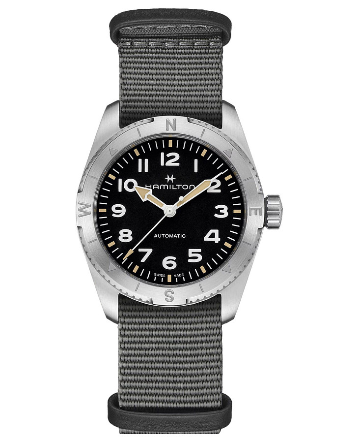 Часы Hamilton Khaki Field Expedition Auto H70225930 — женские, черный
