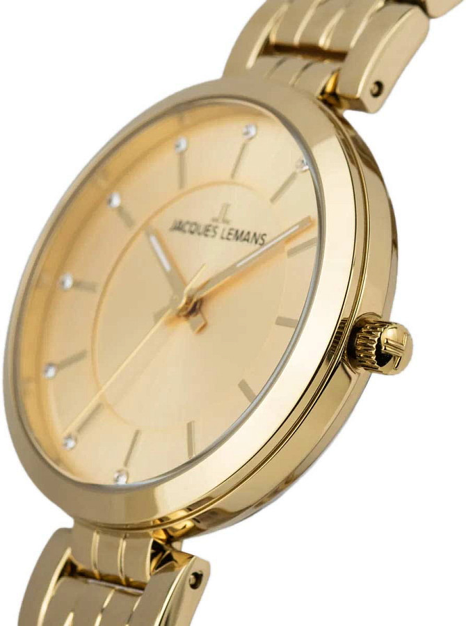 Часы Jacques Lemans Milano 1-2211E — кварцевые, металл сталь