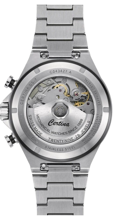 Часы Certina DS-7 Chrono Auto C043.427.21.051.00 — сталь металл, Швейцария