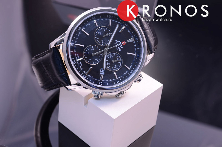 Часы Swiss Military by Chrono SM34052.08 — черный, кварцевые