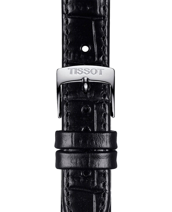 Часы Tissot Carson Premium Automatic Lady T122.207.16.033.00 — белый, сталь металл