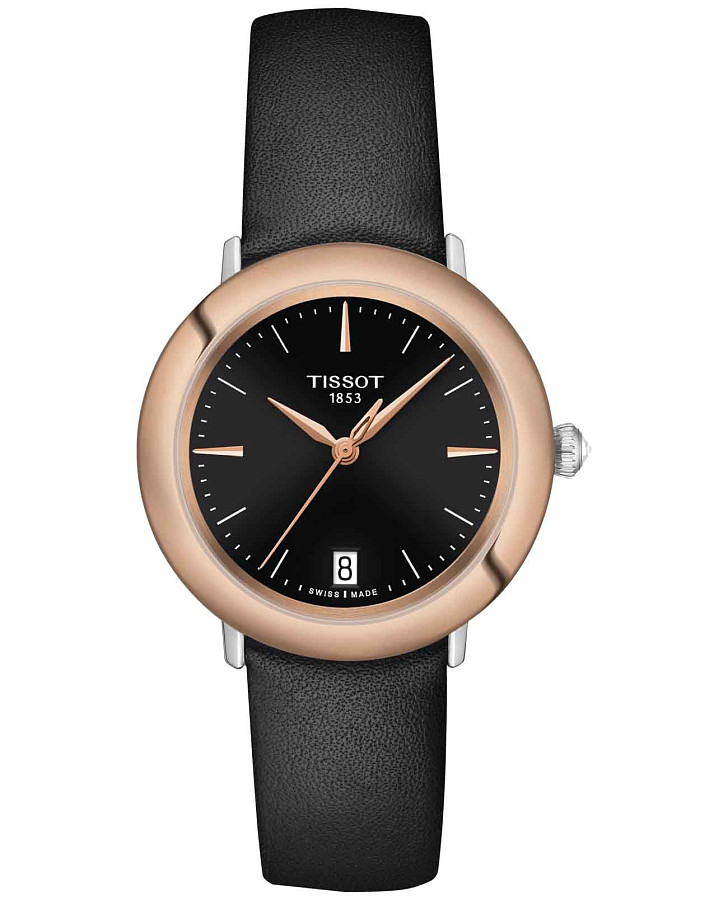 Часы Tissot T-Gold Glendora T929.210.46.051.00 — женские, черный