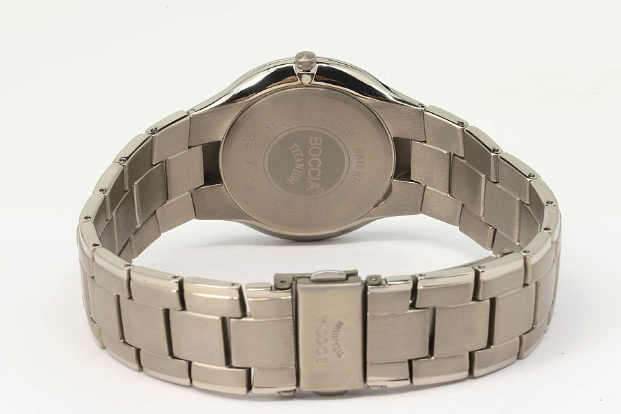 Часы Boccia Titanium Circle-Oval 3512-08 — титановый, мужские