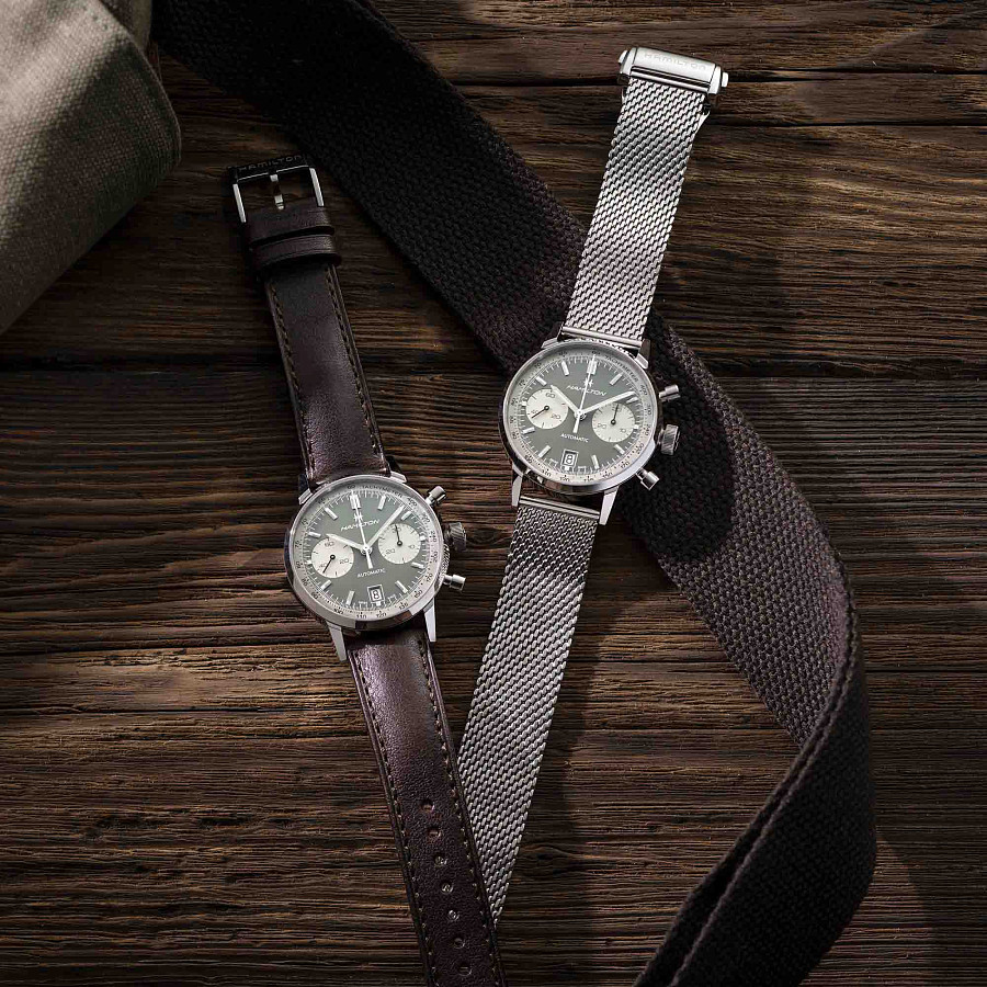 Часы Hamilton American Classic Intra-Matic Auto Chrono H38416160 — Швейцария, механические