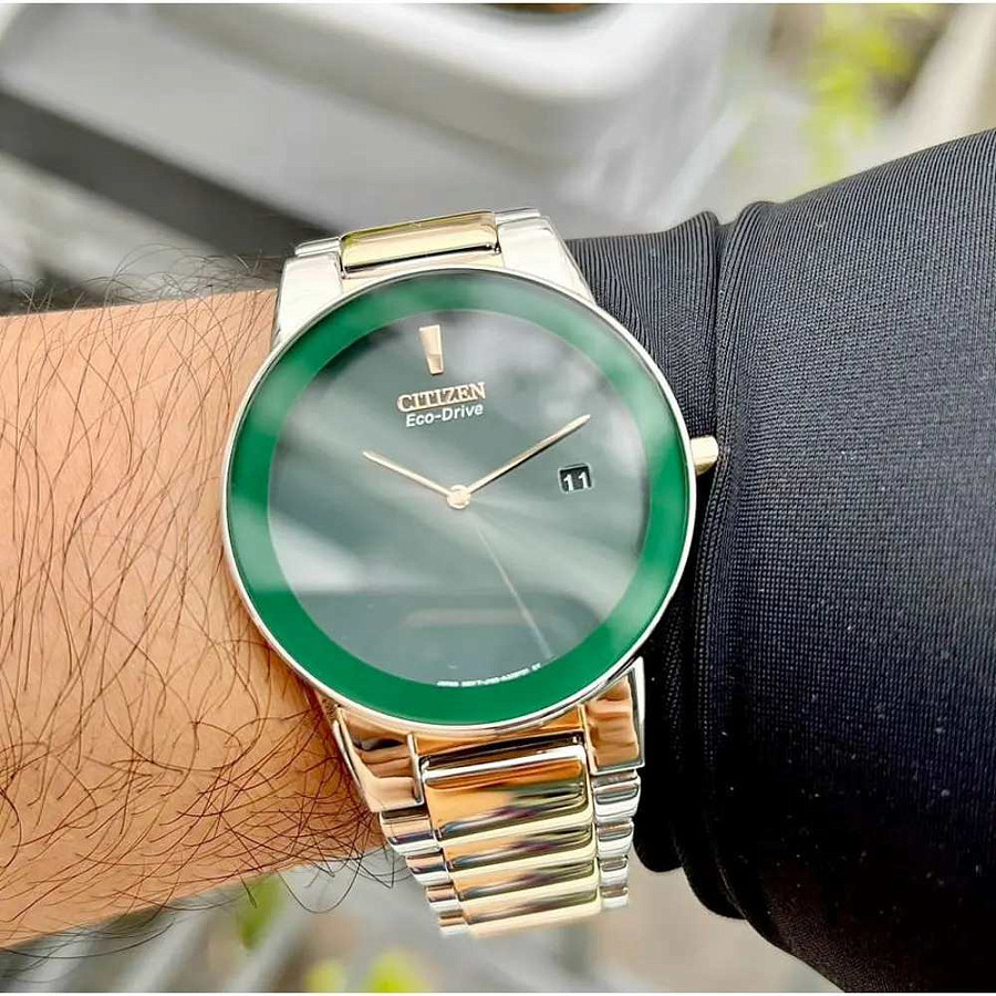 Часы Citizen Eco-Drive Axiom AU1064-85X — нержавеющая сталь с ip-покрытием, мужские