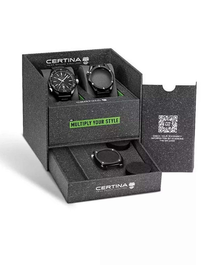 Часы Certina DS+ C041.407.39.051.00 — Швейцария, мужские