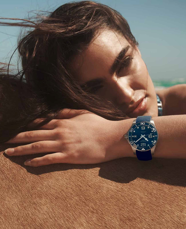 Часы Longines HydroConquest L3.780.4.96.9 — механические, Швейцария, женские
