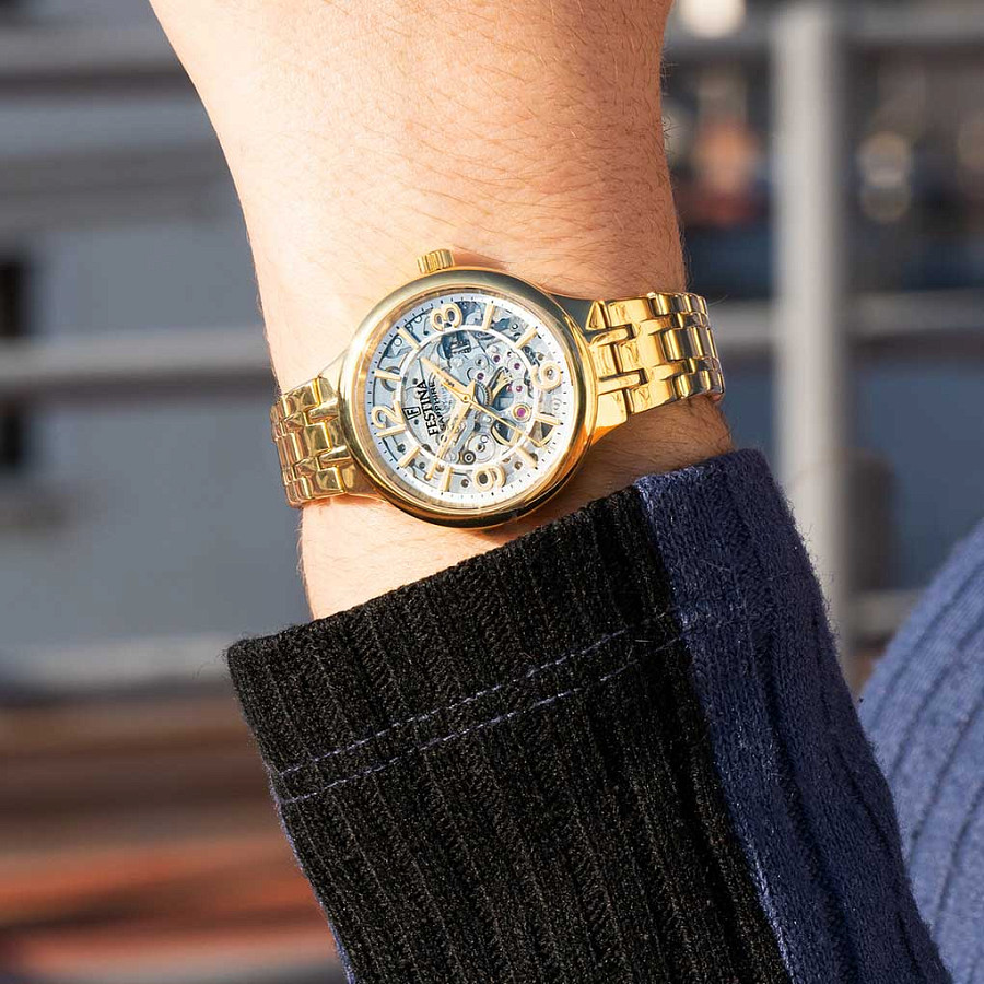 Часы Festina Automatic F20617/1 — механические, сталь металл