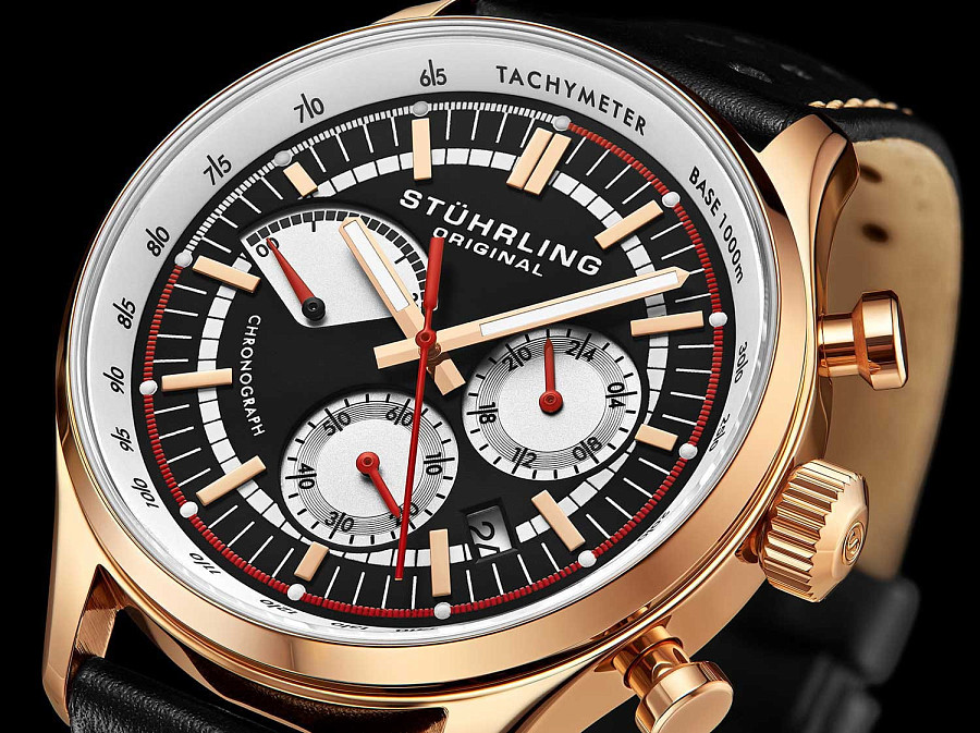 Часы Stuhrling Monaco 934.03 — кварцевые, США, мужские