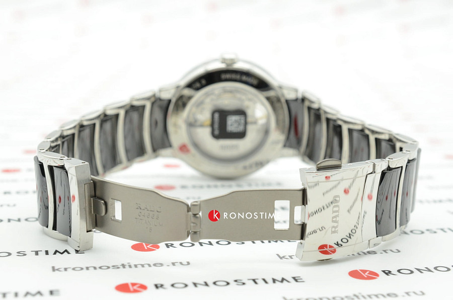 Часы Rado Centrix Automatic Open Heart R30178152 — черный, сталь металл
