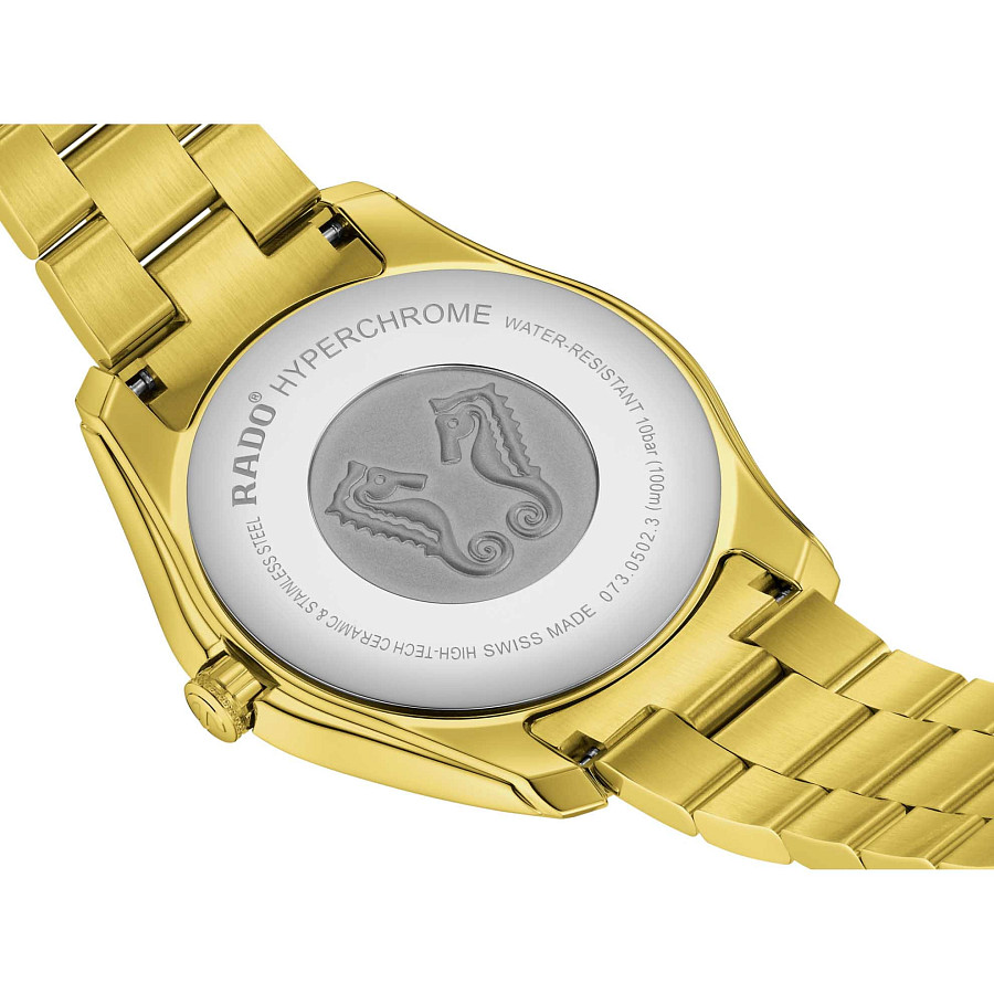 Часы Rado Hyperchrome R32155303 — нержавеющая сталь с pvd-покрытием, мужские