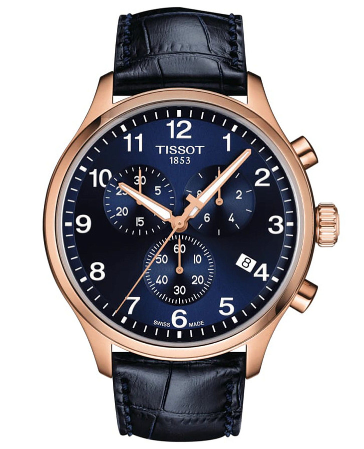 Часы Tissot Chrono XL Classic T116.617.36.042.00 — мужские, синий